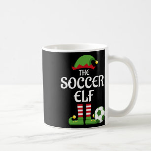 Soccer Elf Family Matching Group Christmas Sporty Coffee Mug