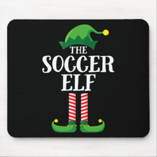 Soccer Elf Matching Family Group Christmas Party P Mouse Pad