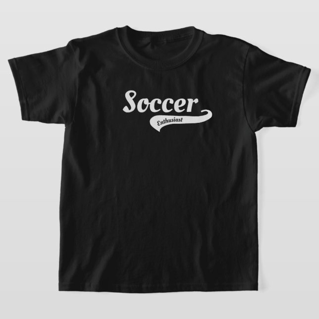 Soccer Enthusiast Players, Fans, Playful Gift  T-Shirt (Laydown)
