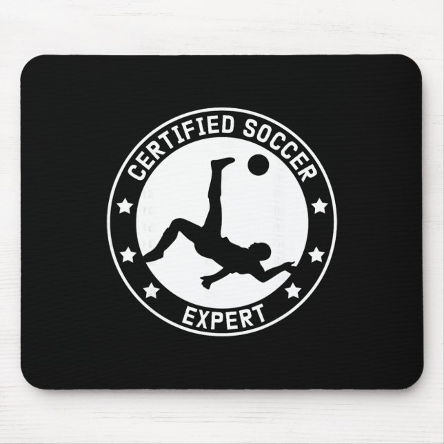 Soccer Expert Soccer Player  Mouse Pad (Front)