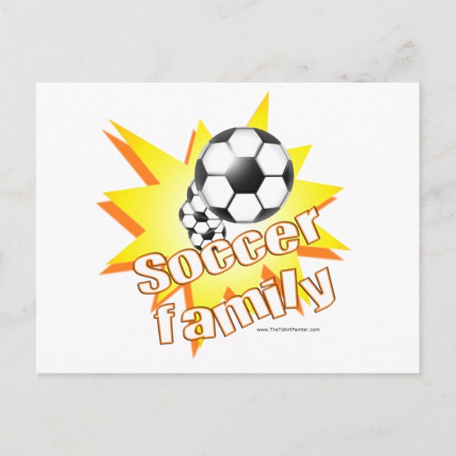 Soccer Family Postcard (Front)