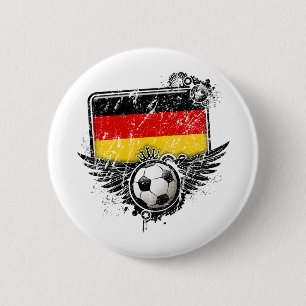 Soccer fan Germany 2 Inch Round Button