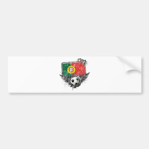 Soccer fan Portugal Bumper Sticker