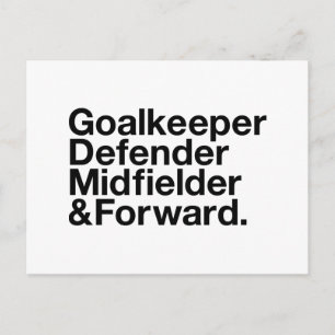 SOCCER Fan Postcard