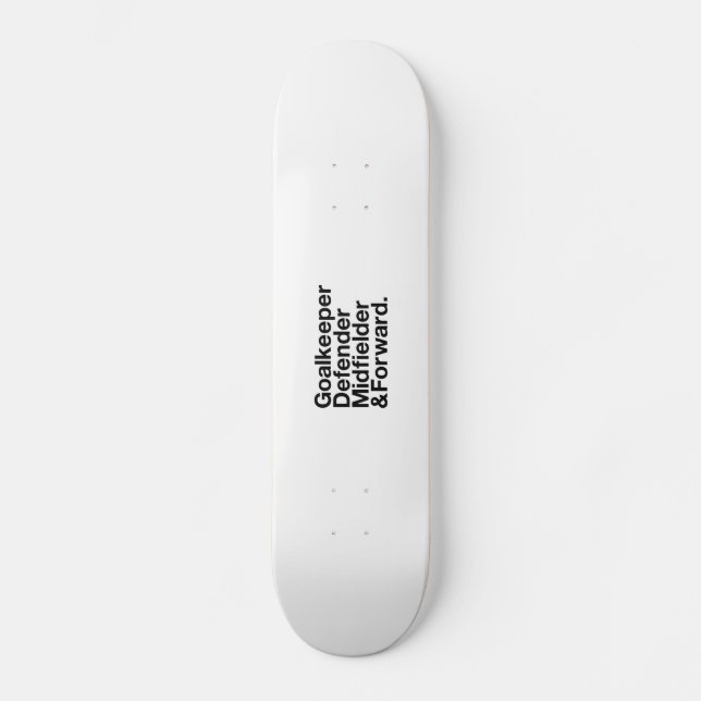 SOCCER Fan Skateboard (Front)