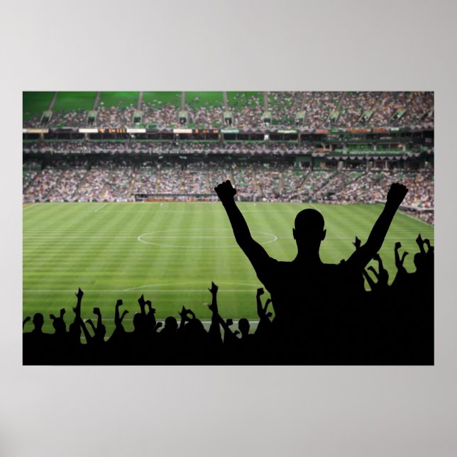 Soccer Fans Stadium Poster (Front)
