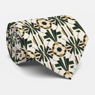 Soccer Faux Silk   Sports Player Gentleman's Tie