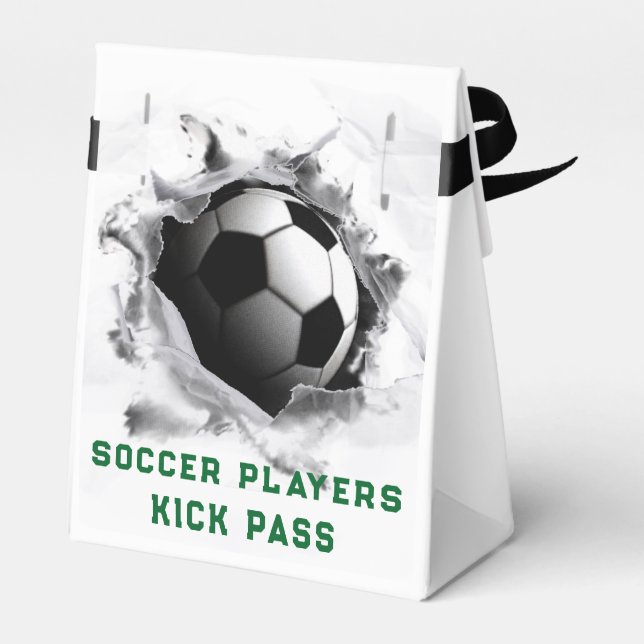 Soccer Favor Box (Back Side)