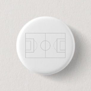 soccer field 1 inch round button