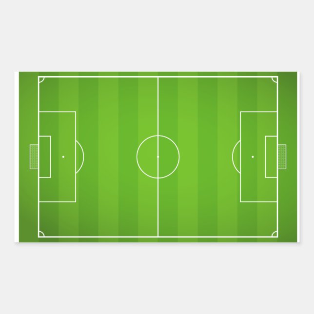 Soccer field Football Sticker (Front)