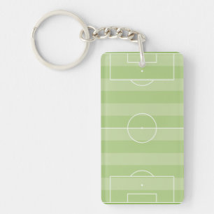 Soccer field keychain