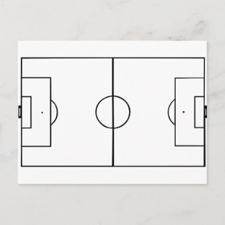 Soccer Field Postcard