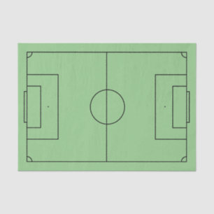 soccer field  tissue paper