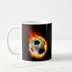 Soccer Fire Ball Mug