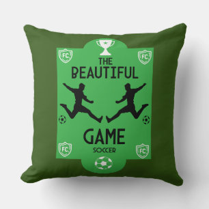 Soccer Football Accessories Throw Pillow