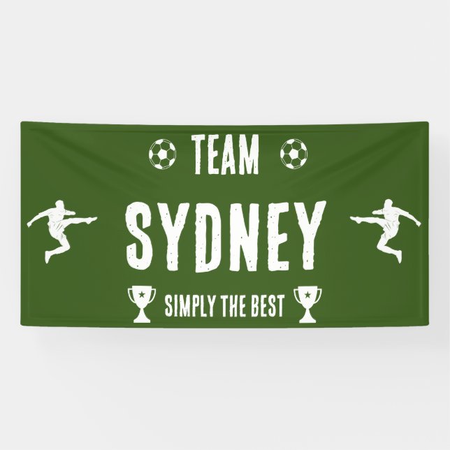 Soccer Football Apparel Banner (Horizontal)