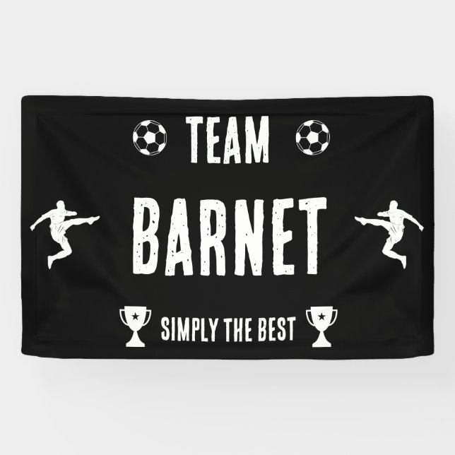 Soccer Football Apparel Banner (Horizontal)