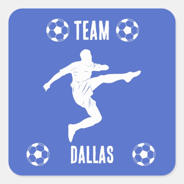 Soccer Football Apparel Square Sticker (Front)