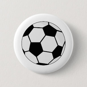 Soccer Football Ball 2 Inch Round Button