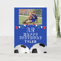 Soccer Football Ball Bunting Flags Photo Birthday
