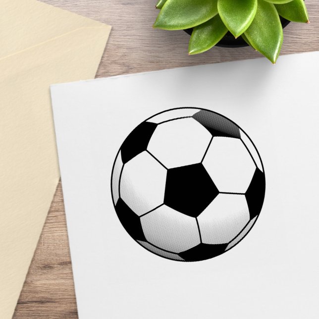 Soccer Football Ball Rubber Stamp (Creator Uploaded)