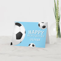 Soccer Football Balls Sports Happy Birthday Kids