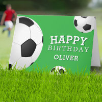 Soccer Football Balls Sports Happy Birthday Kids
