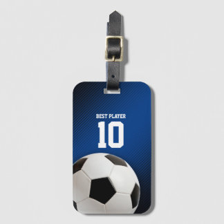 Soccer | Football Best Player No. Luggage Tag