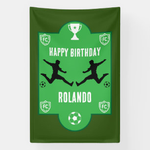 Soccer Football  Birthday  Banner
