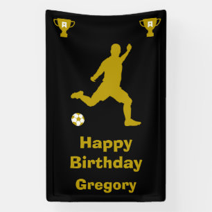 Soccer Football  Birthday  Banner