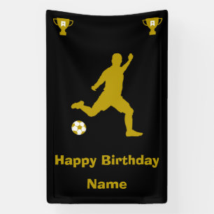 Soccer Football  Birthday  Banner