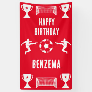 Soccer Football  Birthday  Banner