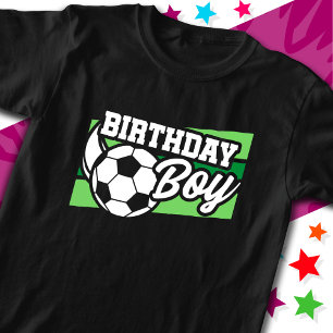 Soccer Football Birthday Party Kids Birthday Boy T-Shirt