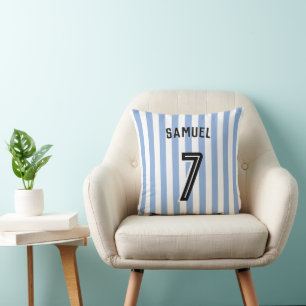 Soccer Football Boy Room Decor Throw Pillow