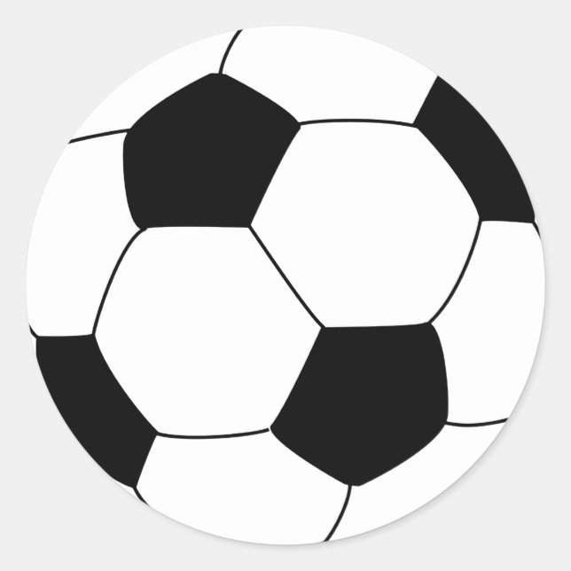 Soccer Football Classic Round Sticker (Front)