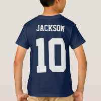 Soccer Football Custom Name, Number and Country