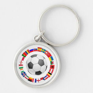 Soccer Football European Championship 2016 Keychain