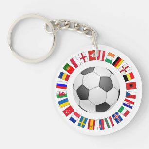 Soccer Football European Championship 2016 Keychain