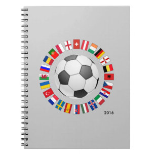 Soccer Football European Championship 2016 Notebook