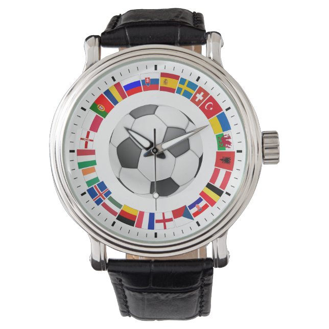 Soccer Football European Championship 2016 Watch (Front)