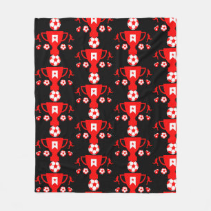 Soccer Football Fan   Fleece Blanket