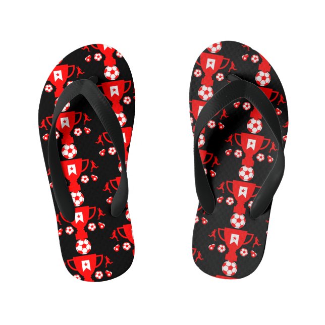 Soccer Football Fan   Thongs (Footbed)