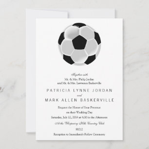 Soccer Football Futbol Ball Invitation
