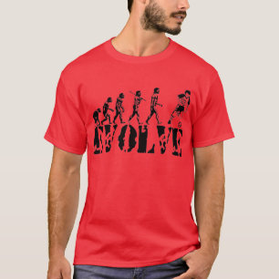 Soccer Football Futbol Player Sport Evolution Art T-Shirt