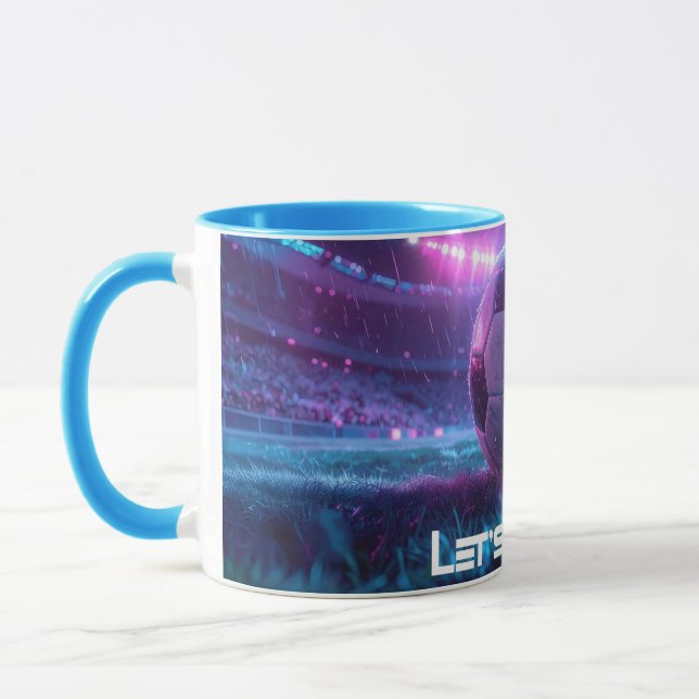 SOCCER - FOOTBALL - LET'S KICK IT MUG (Left)