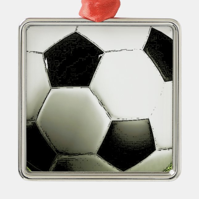 Soccer - Football Metal Ornament (Front)