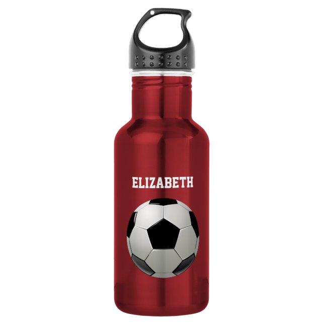 Soccer Football Name customized 532 Ml Water Bottle (Front)