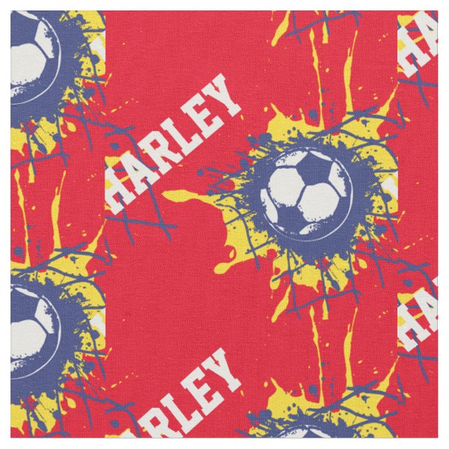 Soccer football objectif personnalisé nom tissu mo (Fermer)