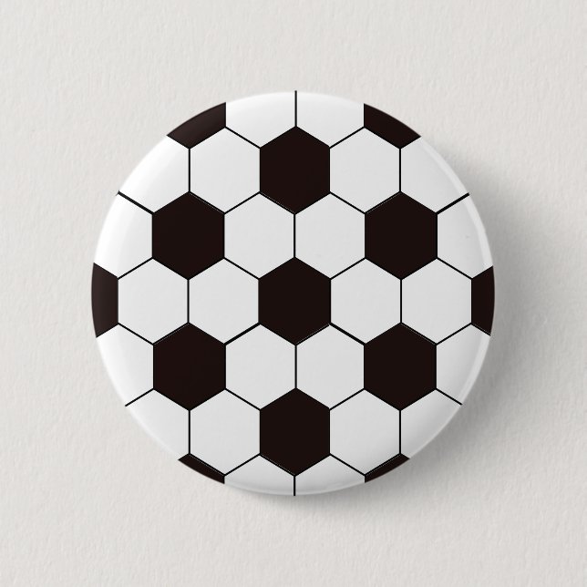 Soccer | Football pattern 2 Inch Round Button (Front)