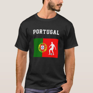 Soccer Football Sport Fan Portugal Portuguese Flag T-Shirt